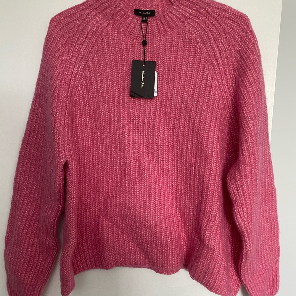 Massimo dutti alpaca wool Pink Women's Sweater